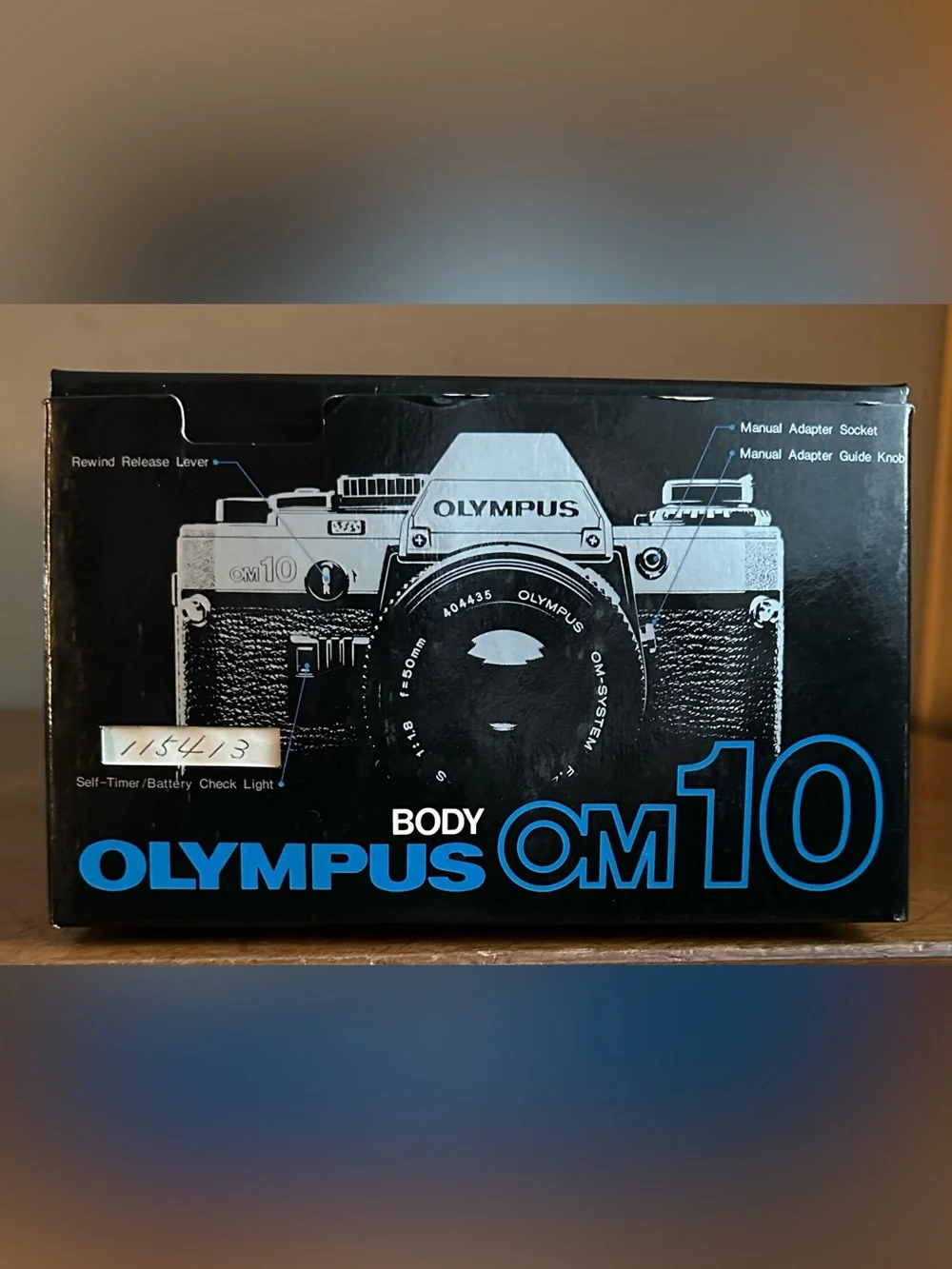 Olympus F.Zuiko Auto-S 50mm f/1.8 Lens — Black and Silver